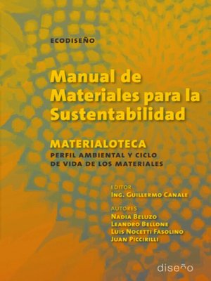 cover image of MANUAL DE MATERIALES PARA LA SUSTENTABILIDAD